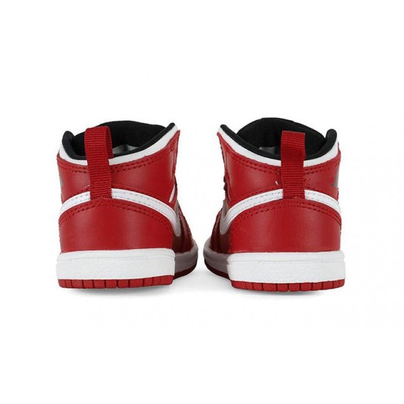 Air Jordan 1 Mid BT 'Red' White/Red/Black 640735-605