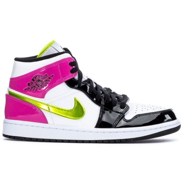 Air Jordan 1 Mid SE 'Cyber Active Fuchsia' White/Cyber/Active Fuchsia CZ9834-100