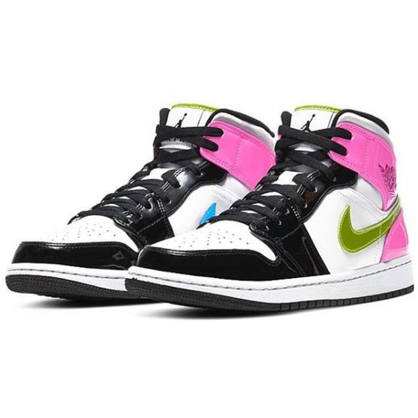 Air Jordan 1 Mid SE 'Cyber Active Fuchsia' White/Cyber/Active Fuchsia CZ9834-100