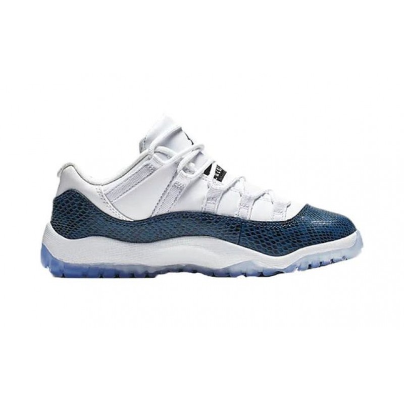 Air Jordan 11 Retro Low PS 'Navy Snakeskin' 2019 White/Black-Navy CD6848-102