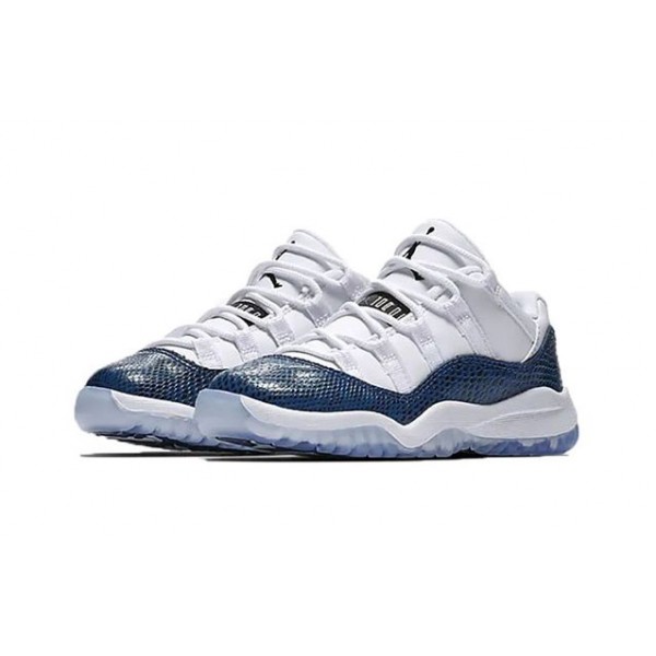 Air Jordan 11 Retro Low PS 'Navy Snakeskin' 2019 White/Black-Navy CD6848-102