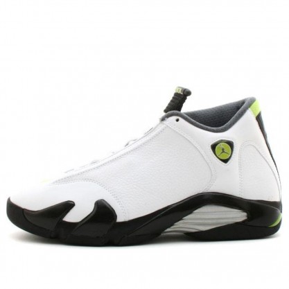 Air Jordan 14 Retro 'White Chartreuse' White/Chartreuse/Black 311832-132