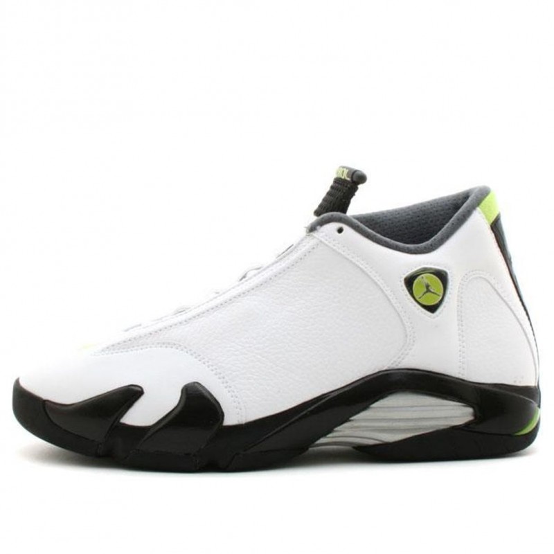 Air Jordan 14 Retro 'White Chartreuse' White/Chartreuse/Black 311832-132