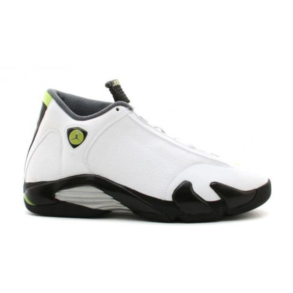 Air Jordan 14 Retro 'White Chartreuse' White/Chartreuse/Black 311832-132