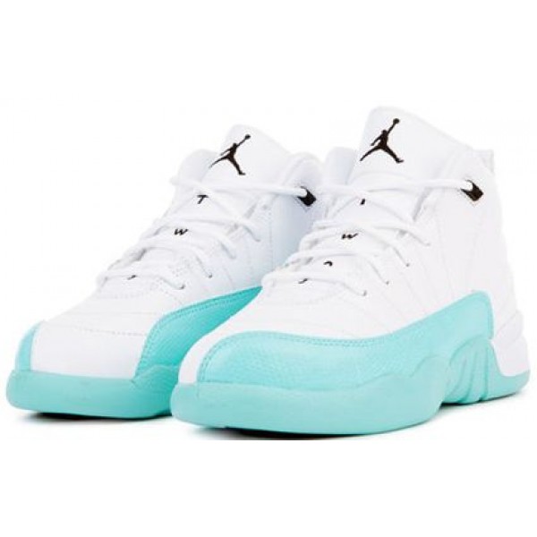 Air Jordan 12 PS 'Light Aqua' White/Light Aqua-Black 510816-100