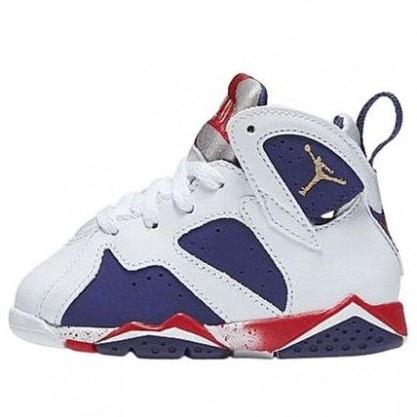 Air Jordan 7 Retro BT 'Tinker Alternate' White/Deep Royal Blue-Fiery Red-Metallic Gold Coin 304772-133