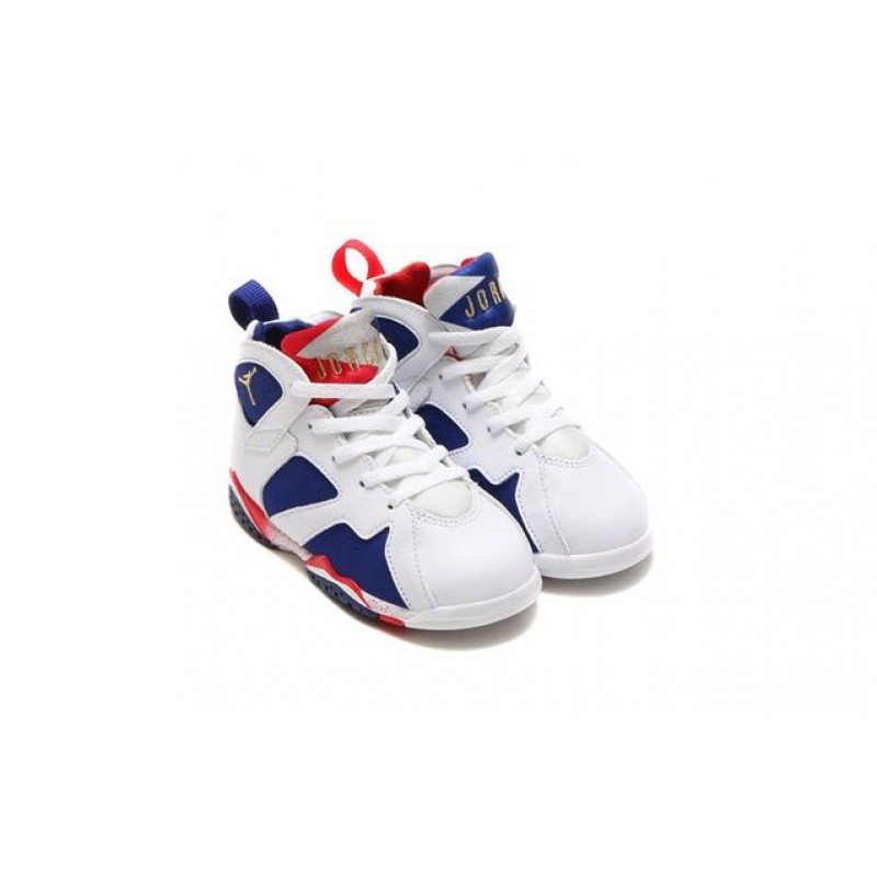 Air Jordan 7 Retro BT 'Tinker Alternate' White/Deep Royal Blue-Fiery Red-Metallic Gold Coin 304772-133