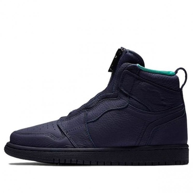 Womens WMNS Air Jordan 1 High Zip Blackened Blue AQ3742-403