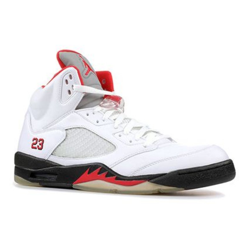 Air Jordan 5 Retro 'Countdown Pack' White/Fire Red-Black 136027-163