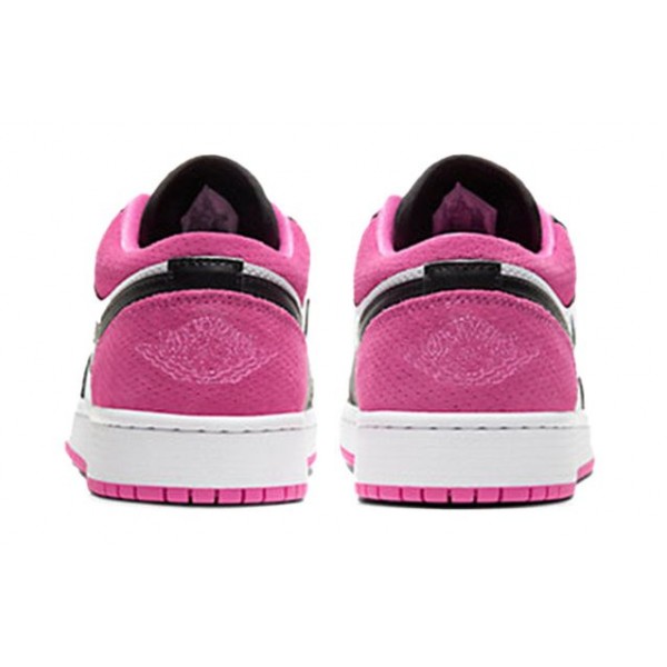 Air Jordan 1 Low SE GS 'Black Active Fuchsia' Black/Black/Active Fuchsia CT1564-005