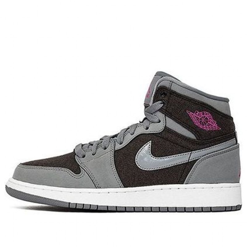 Air Jordan 1 Retro High GG Cool Grey Vivid Pink 332148-002