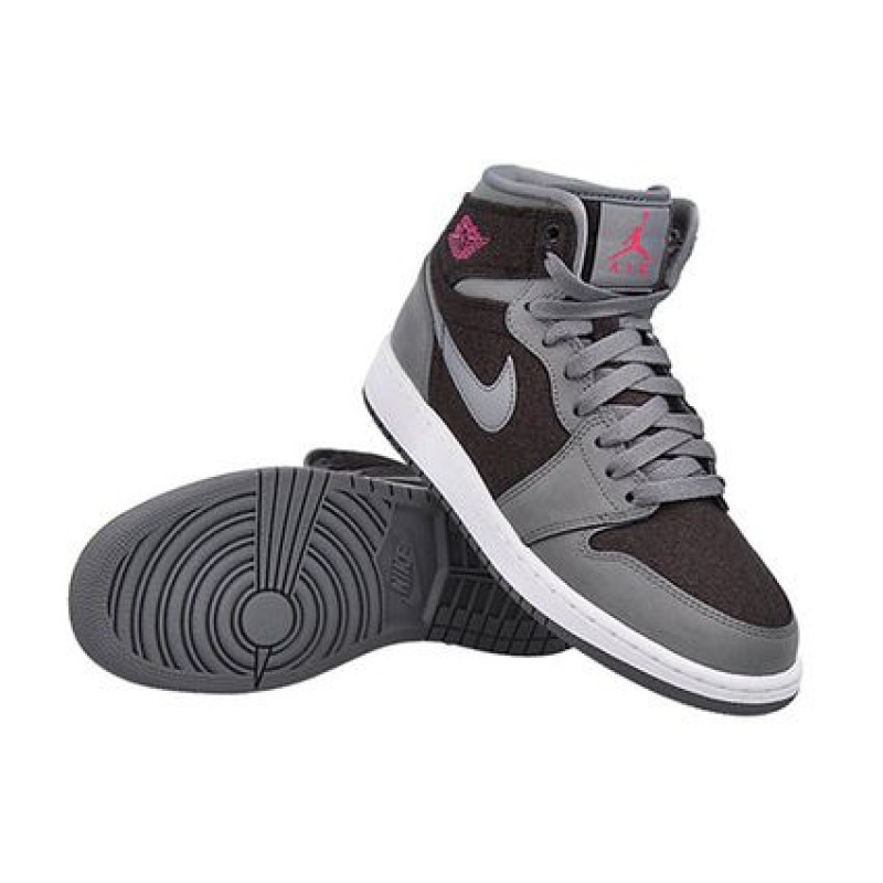 Air Jordan 1 Retro High GG Cool Grey Vivid Pink 332148-002