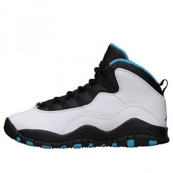 Air Jordan 10 Retro GS White Powder Blue 310806-106