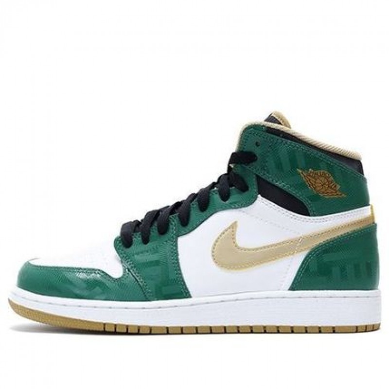 Air Jordan 1 Retro High OG'Celtics' GS Clover/Metallic Gold-White-Blk 575441-315