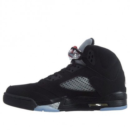 Air Jordan 5 Retro BG Black Metallic Silver 845036-003