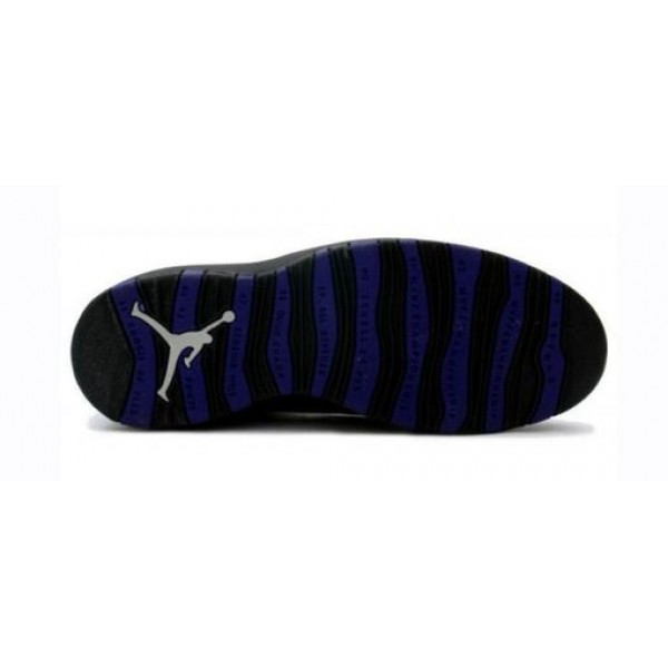 Air Jordan 10 OG 'Sacramento' Black/Dark Concord-Metallic Silver 130209-051