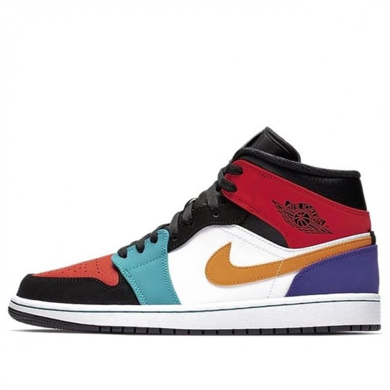 Air Jordan 1 Mid Multi Color 554724-125