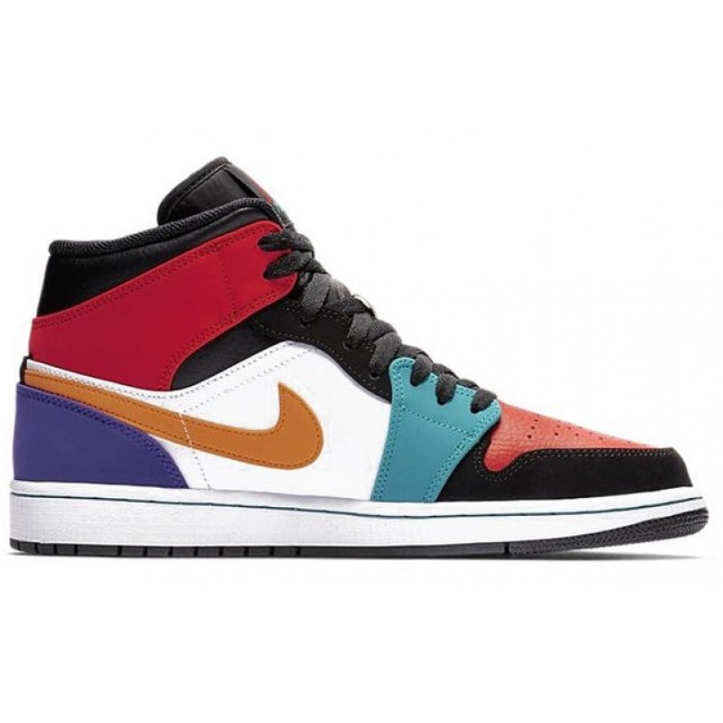 Air Jordan 1 Mid Multi Color 554724-125