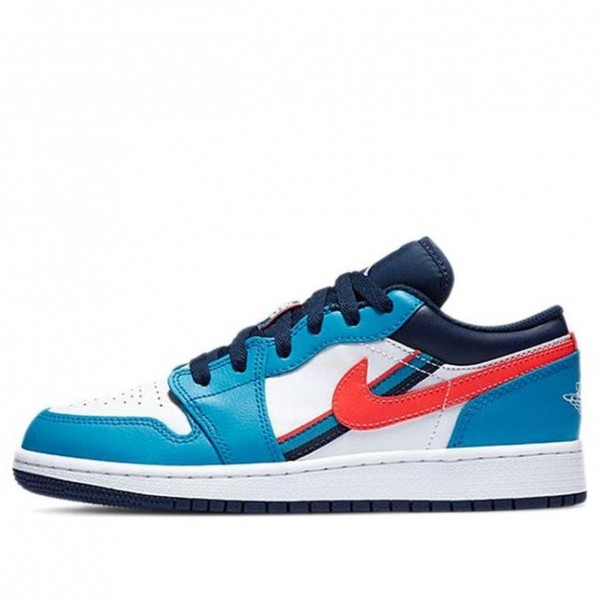 Air Jordan 1 Low Game Time GS Blue Orbit CV4892-100