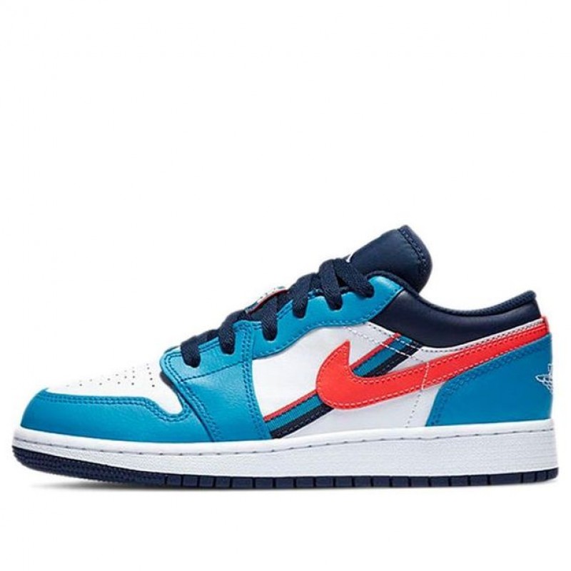 Air Jordan 1 Low Game Time GS Blue Orbit CV4892-100