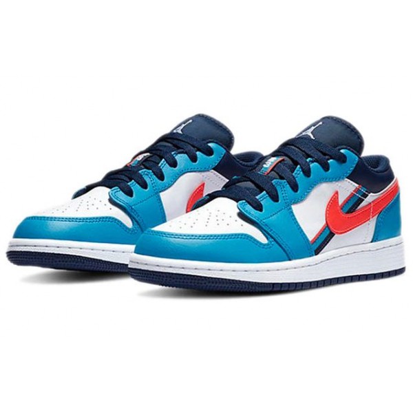 Air Jordan 1 Low Game Time GS Blue Orbit CV4892-100