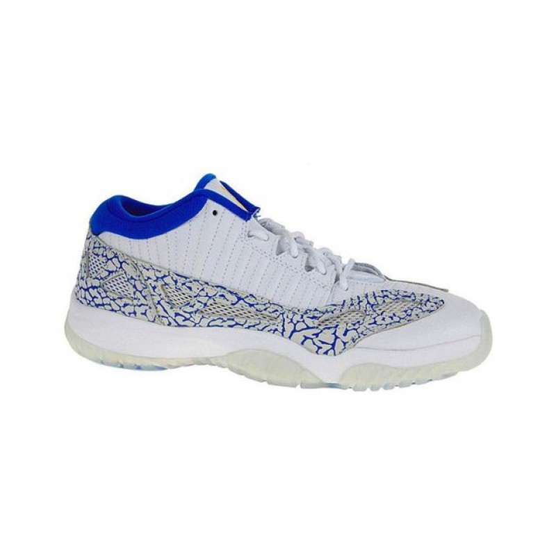 Air Jordan 11 Retro Low 'IE' White/Zest-Argon Blue-Light Bone 306008-172