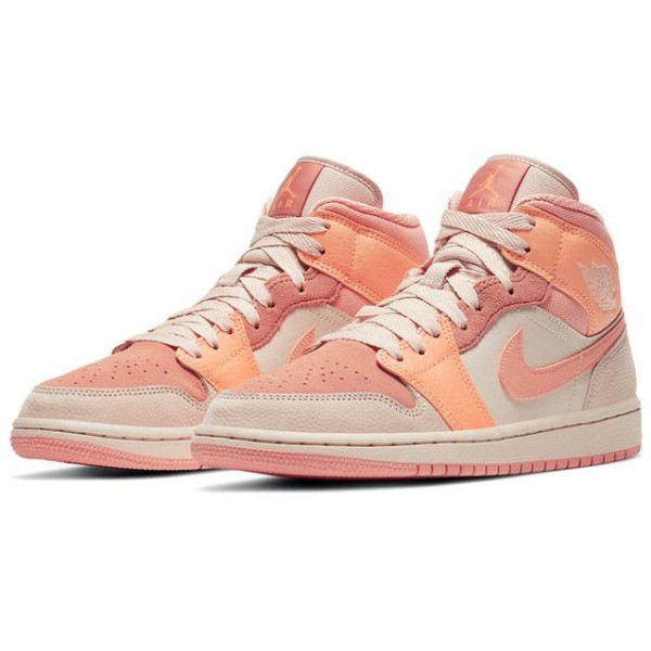 Air Jordan 1 Mid Apricot Orange Apricot Orange (W) DH4270-800