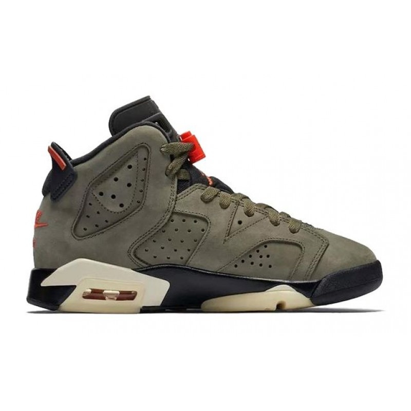 Air Jordan 6 Retro SP GS Travis Scott - Medium Olive CN1085-200