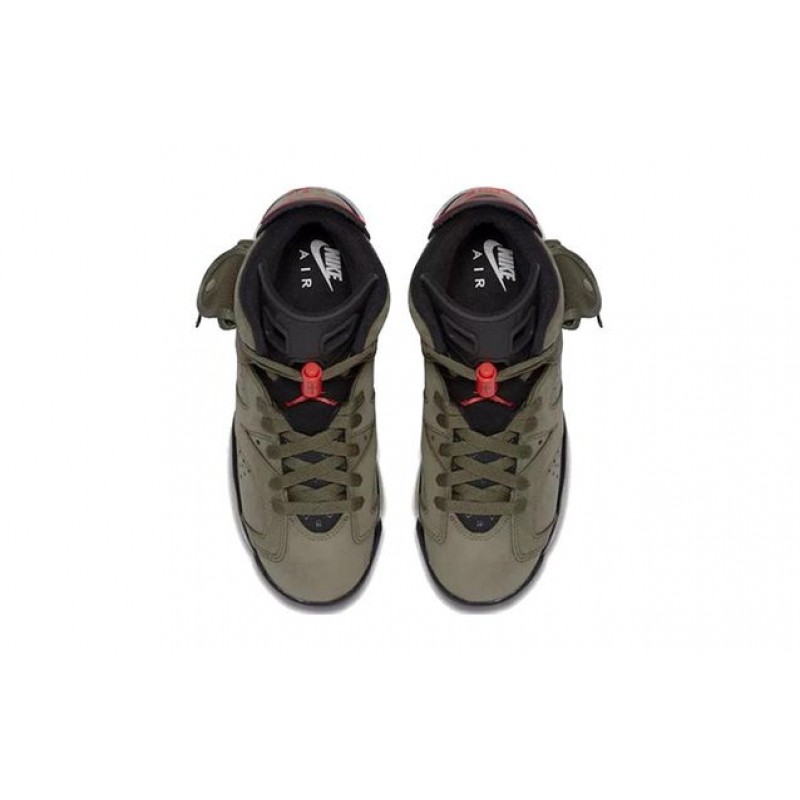 Air Jordan 6 Retro SP GS Travis Scott - Medium Olive CN1085-200