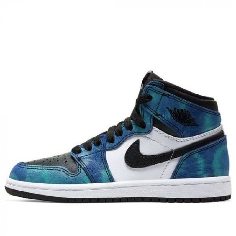 Air Jordan 1 Retro High OG PS 'Tie-Dye' White/Black/Aurora Green CU0449-100