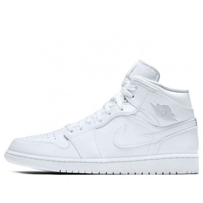 Air Jordan 1 Mid White 554724-104