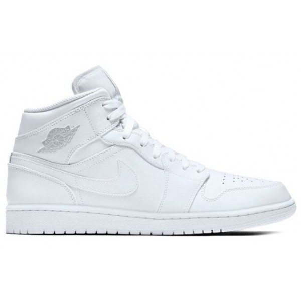 Air Jordan 1 Mid White 554724-104