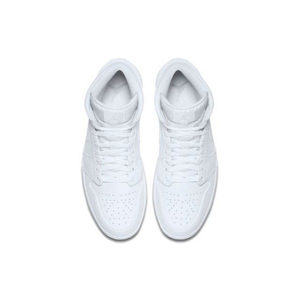 Air Jordan 1 Mid White 554724-104