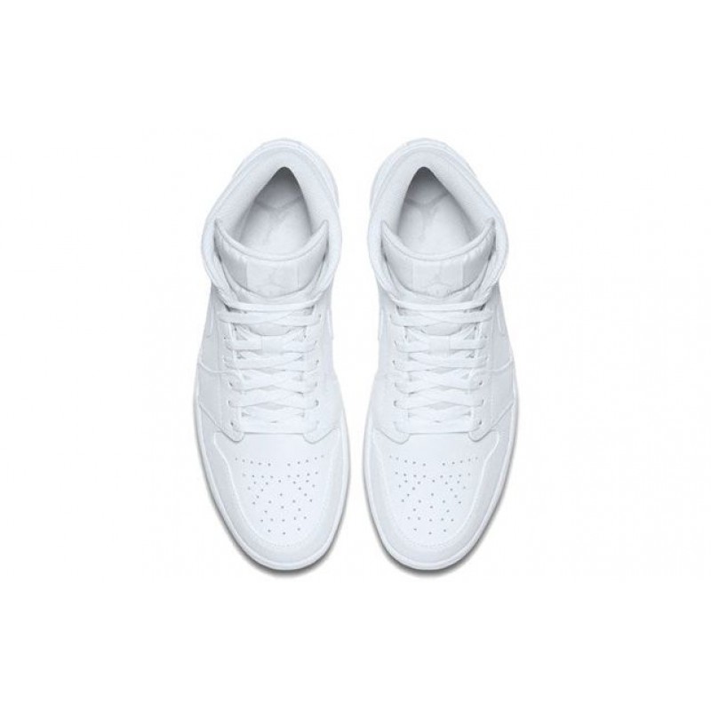 Air Jordan 1 Mid White 554724-104