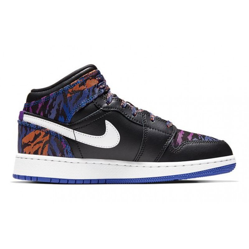 Air Jordan 1 Mid GS Tiger Print AV5174-005