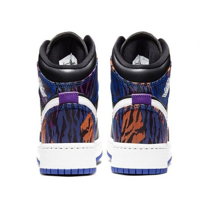 Air Jordan 1 Mid GS Tiger Print AV5174-005