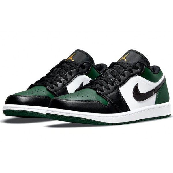 Air Jordan 1 Low Green Toe 553558-371