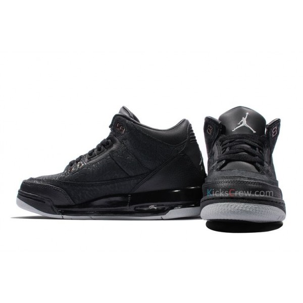 Air Jordan 3 Retro GS Black Flip 315768-001