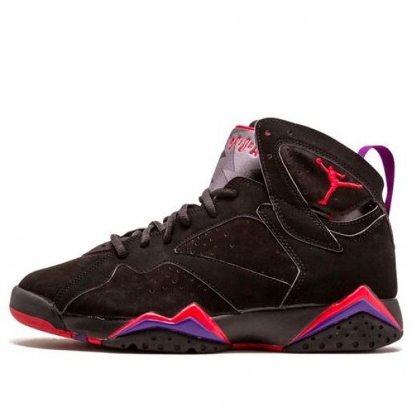 Air Jordan 7 Retro 'Raptor' 2002 Black/Dark Charcoal-True Red 304775-006