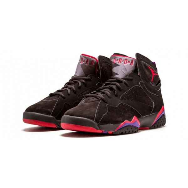 Air Jordan 7 Retro 'Raptor' 2002 Black/Dark Charcoal-True Red 304775-006