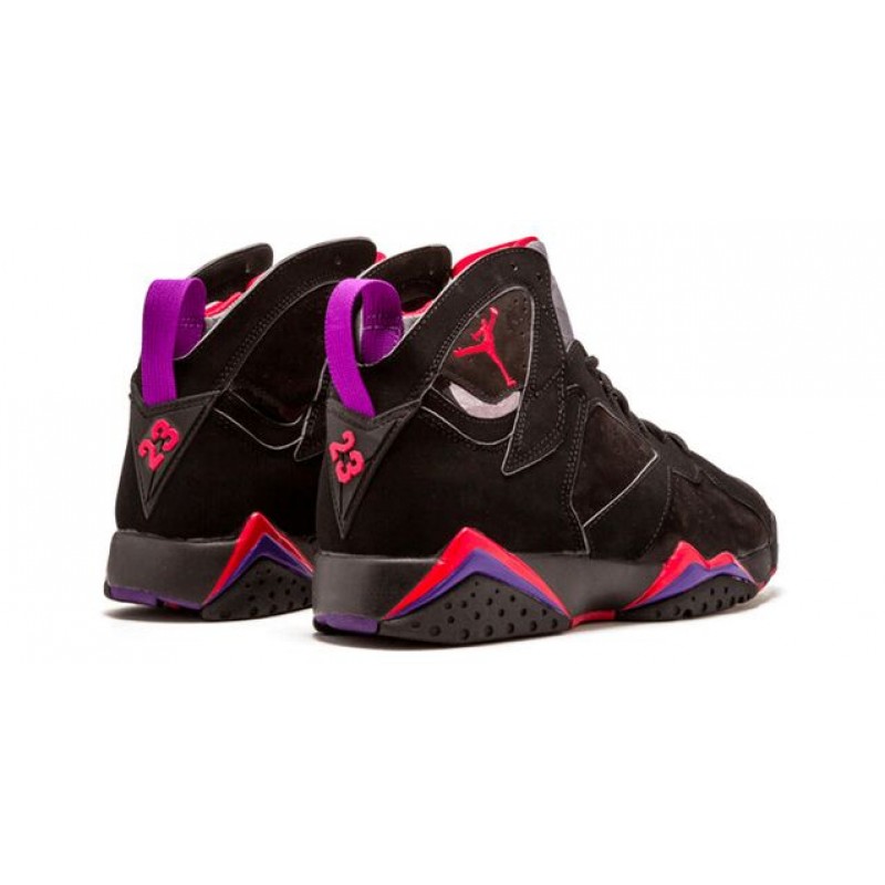 Air Jordan 7 Retro 'Raptor' 2002 Black/Dark Charcoal-True Red 304775-006