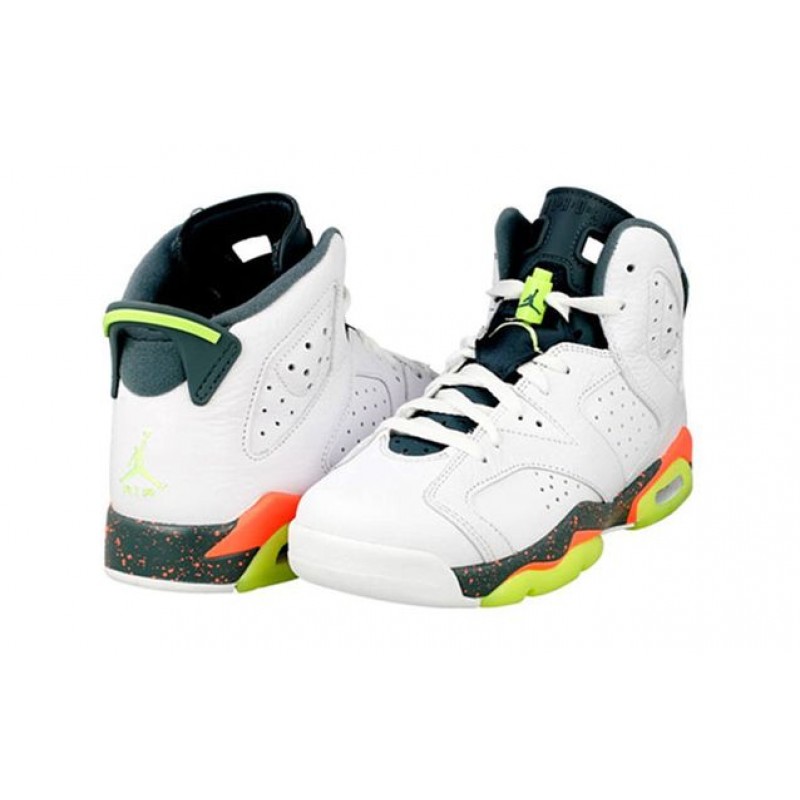 Air Jordan 6 Retro BG Ghost Green 384665-114