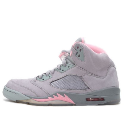 Womens WMNS Air Jordan 5 Retro 'Stealth' Silver/Shy Pink-Stealth 313551-061