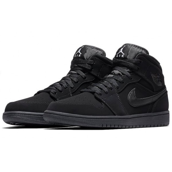 Air Jordan 1 MID Black/White-Black 554724-040