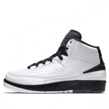 Air Jordan 2 Retro'Wing It' BG White/Black-Dark Grey 834283-103