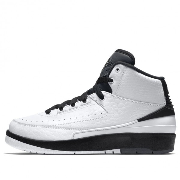 Air Jordan 2 Retro'Wing It' BG White/Black-Dark Grey 834283-103