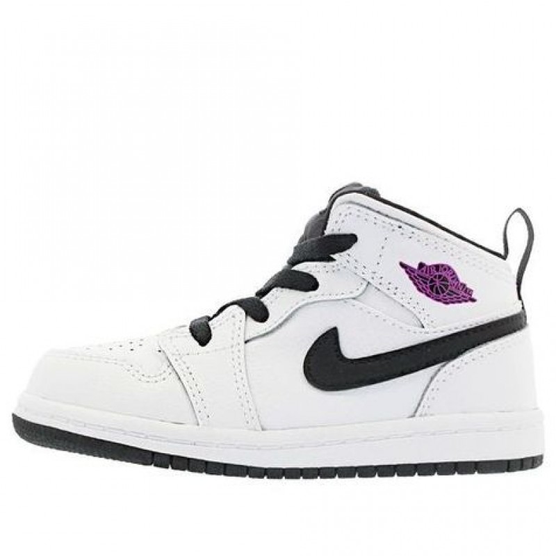 Air Jordan 1 Mid GT White Fuchsia Blast 644507-138