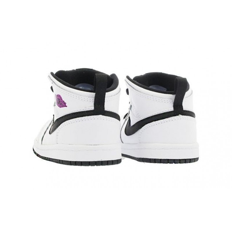 Air Jordan 1 Mid GT White Fuchsia Blast 644507-138