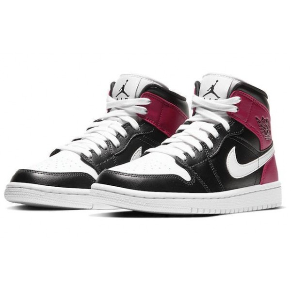 Womens WMNS Air Jordan 1 Mid Noble Red BQ6472-016