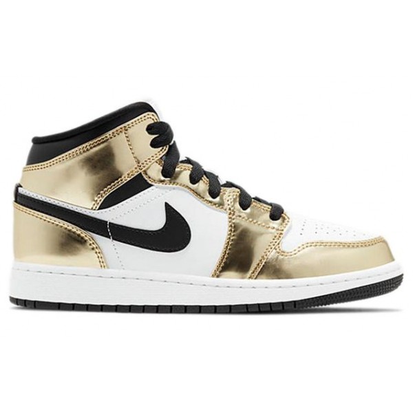 Air Jordan 1 Mid SE GS Metallic Gold DC1420-700